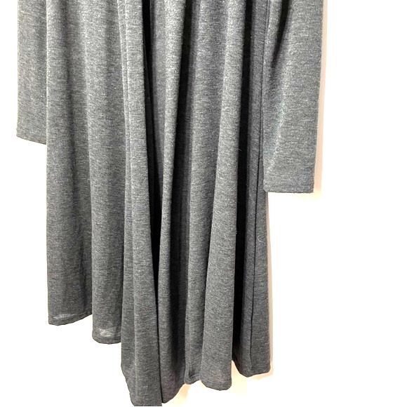 Rags & Couture Open Front Drape Cardigan Gray Size Small - Picture 4 of 10